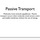 Passive Transport
