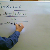 Using the Quadratic Formula