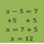 Solving Subtraction Equations