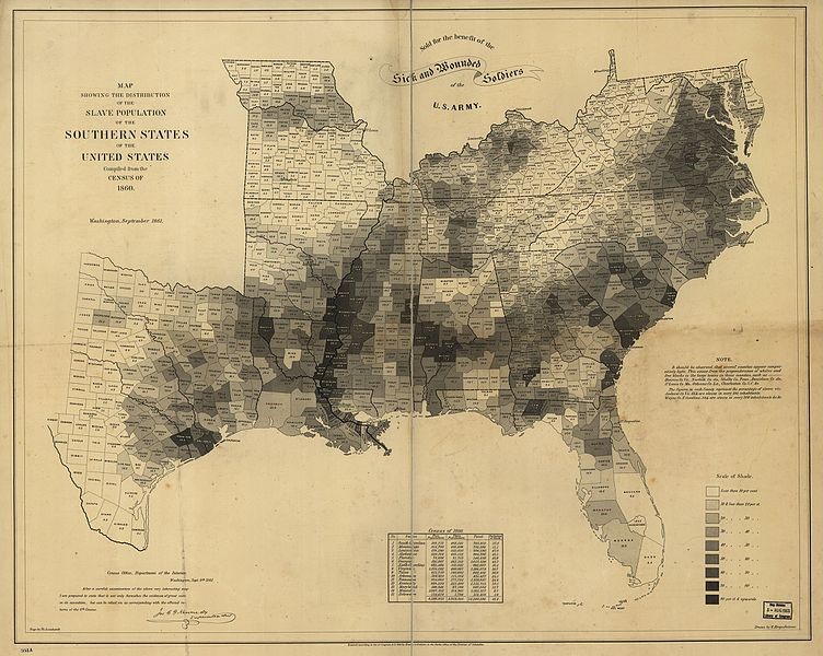 racial slavery map