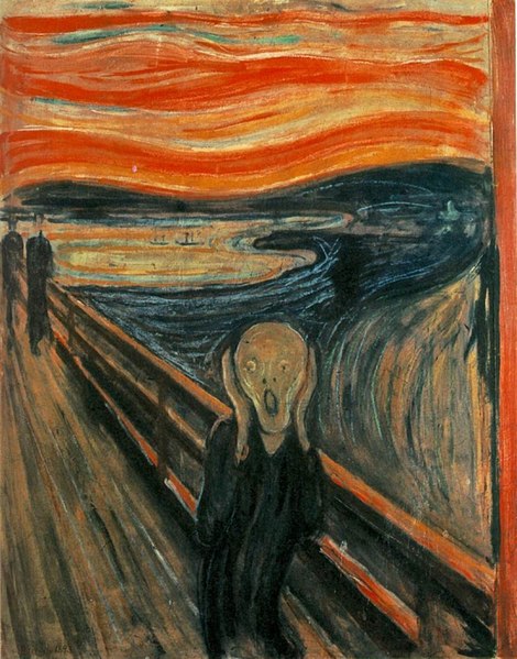 The Scream by Edvard Munch1893Oil on canvas