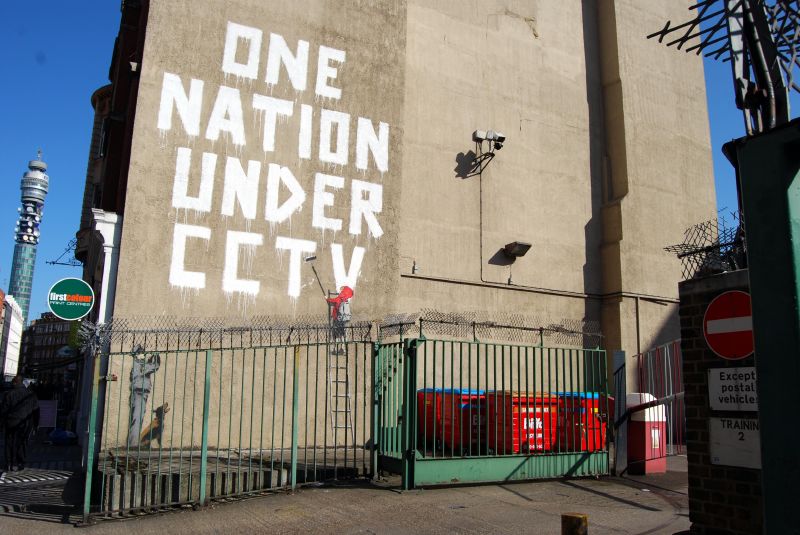 One Nation Under CCTV by Banksy2008GraffitiLondon, England