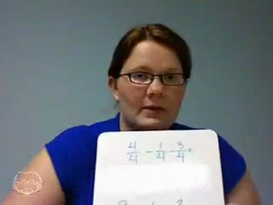 Subtracting Fractions with Like Denominators Regrouping Tutorial ...