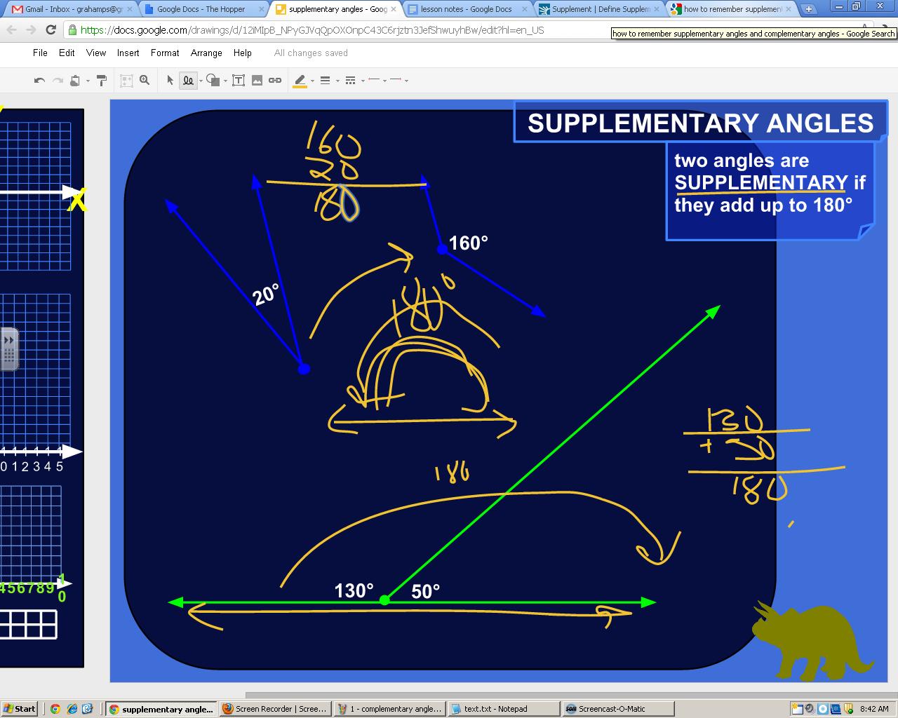 Supplementary Angles Tutorial | Sophia Learning