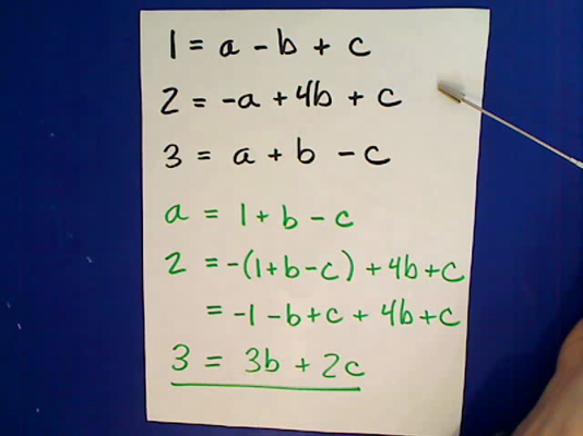 Three Variable Simultaneous Equations Tutorial | Sophia Learning