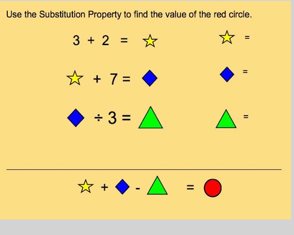 Substitiion Property Example Using the Substitution Property of Equality Tutorial | Sophia Learning