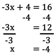 solve multi step equations