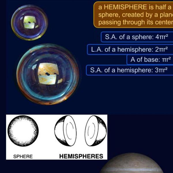 Surface Area of a Hemisphere Tutorial Sophia Learning