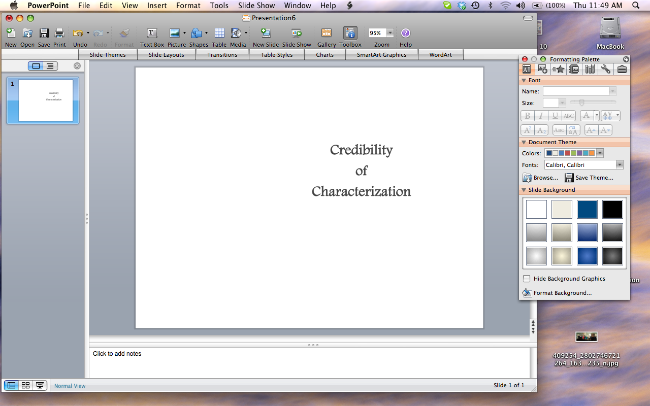Credibility of Characterization Tutorial | Sophia Learning