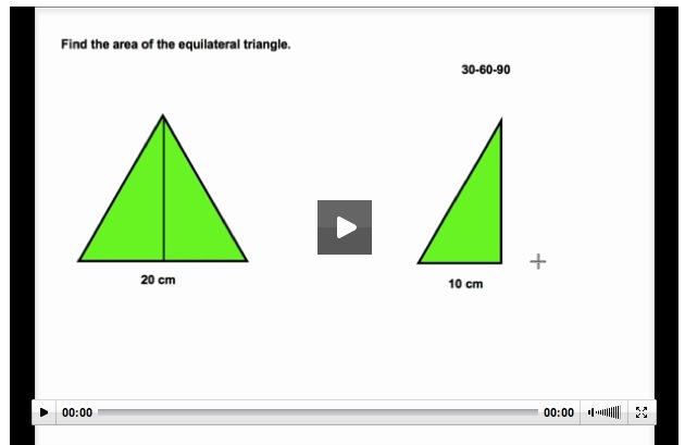 Using Right Triangle Trigonometry to find the Area of Regular Polygons ...