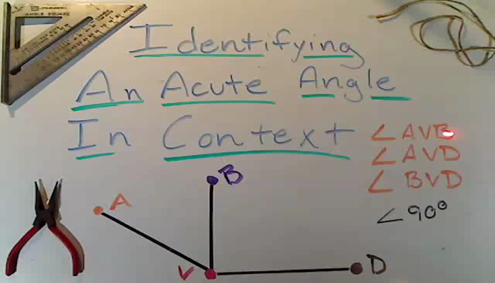 Identifying an Acute Angle in Context Tutorial | Sophia Learning