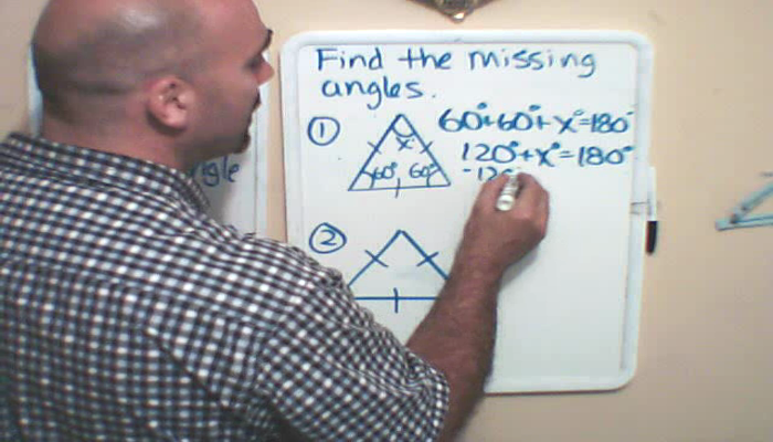 Solving for an Angle of an Equilateral Triangle Tutorial | Sophia Learning