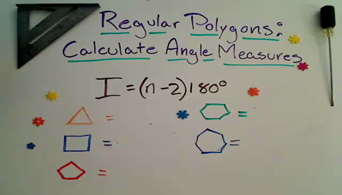 Calculating Angles of a Regular Polygon Tutorial | Sophia Learning