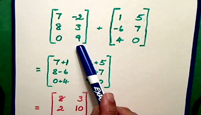 Adding Matrices Tutorial | Sophia Learning