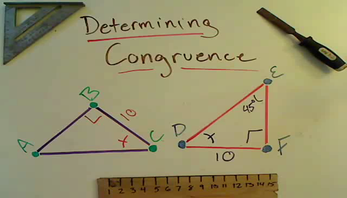 Determining The Congruence of Triangles Tutorial | Sophia Learning