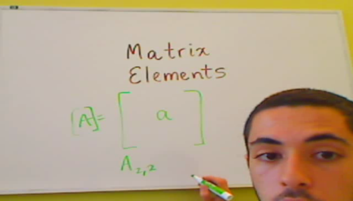 Matrix Elements Tutorial | Sophia Learning