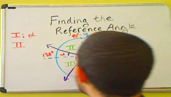 Finding the Reference Angle Tutorial | Sophia Learning