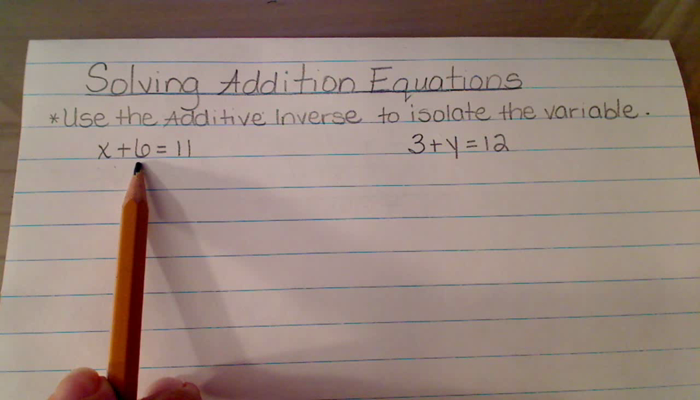 Solving Addition Equations Tutorial | Sophia Learning