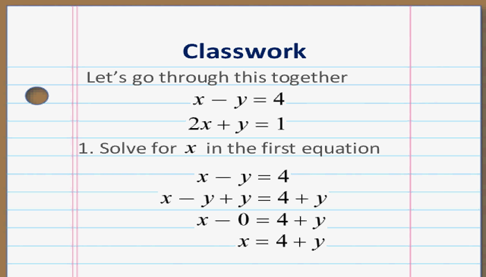Using Substitution Tutorial | Sophia Learning