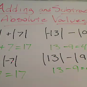 Adding and Subtracting Absolute Value Tutorials, Quizzes, and Help ...