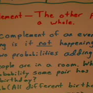 Calculating Complementary Probability Tutorial | Sophia Learning