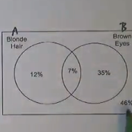 Conditional probability venn diagram