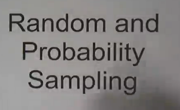 Random & Probability Sampling Tutorial | Sophia Learning
