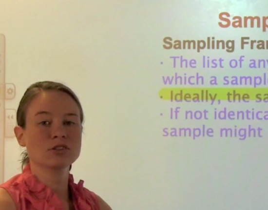 Using the Wrong Sampling Frame Tutorial | Sophia Learning