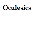 oculesics